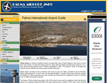 Tablet Screenshot of palma-airport.info